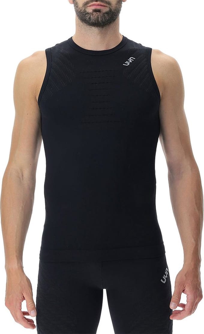 Uyn Workhard Mouwloos T-shirt Zwart M Man