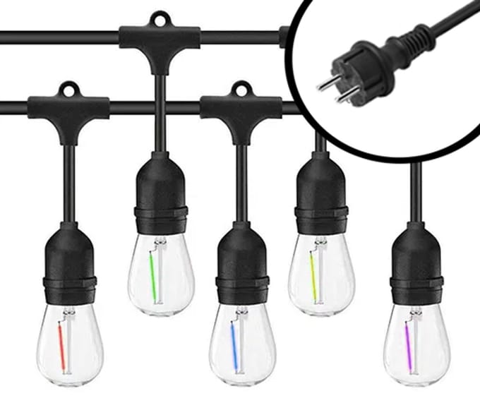 10m Arena Eco Prikkabel – Gekleurd – Mix 5 kleuren