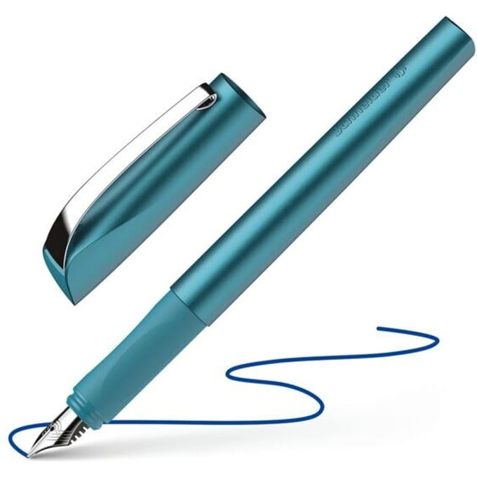 Schneider vulpen - Ceod Shiny - shiny teal - penpunt M - S-168657