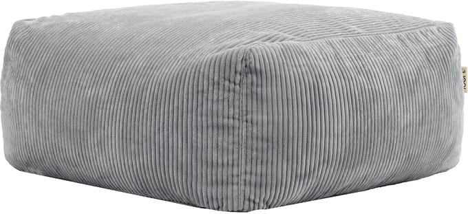 icon - Zen Modulaire Poef - Bank - Ribfluweel - Grijs
