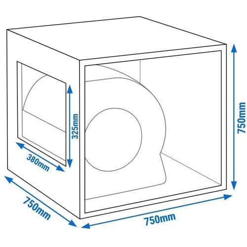 GGM Gastro Airbox - 8000 m³ pro Stunde - 400 Volt Zilver