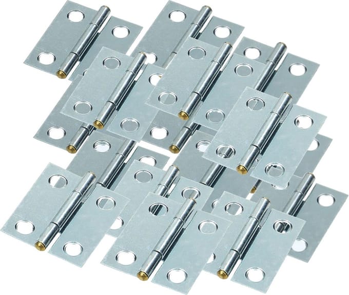TQ4U scharnier met vaste pen 30 x 26mm verzinkt | 50 stuks