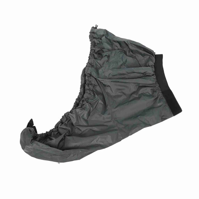 Verstelbare Nylon Kajak Spatzeil Waterdichte Hoes Watersportaccessoire(Grijs) zwart