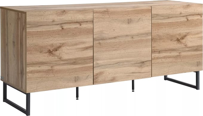 Vente-unique Buffetkast met 3 deuren - Naturel - CEVANIA