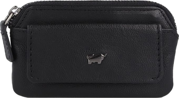 Braun Büffel Anna Sleuteletui Leer 11 cm - schwarz