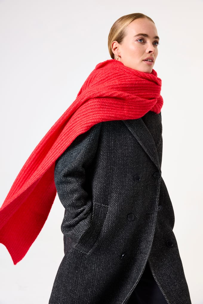 GARCIA Dames Effen Sjaal Rood
