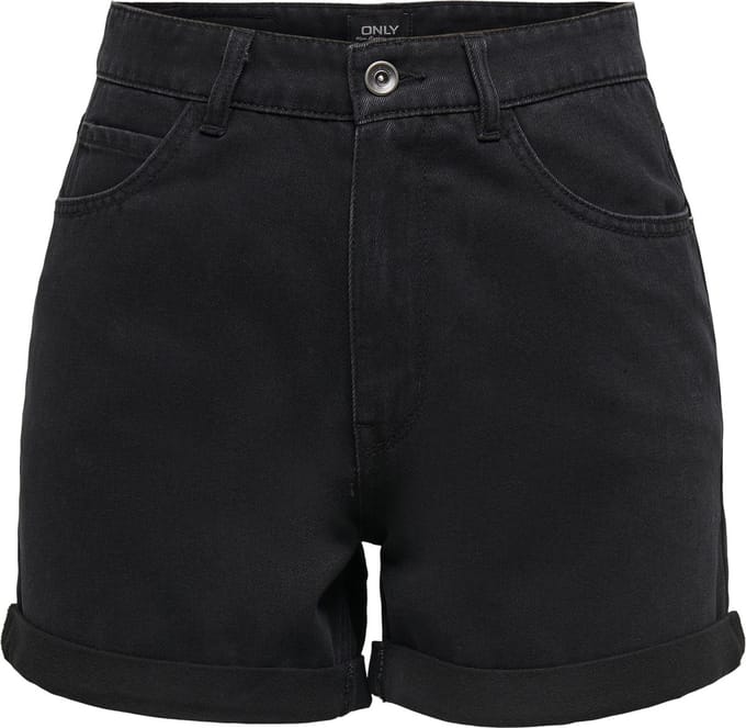 ONLY - ONLVEGA HW MOM DNM SHORTS NOOS - Dames - Bermuda shorts