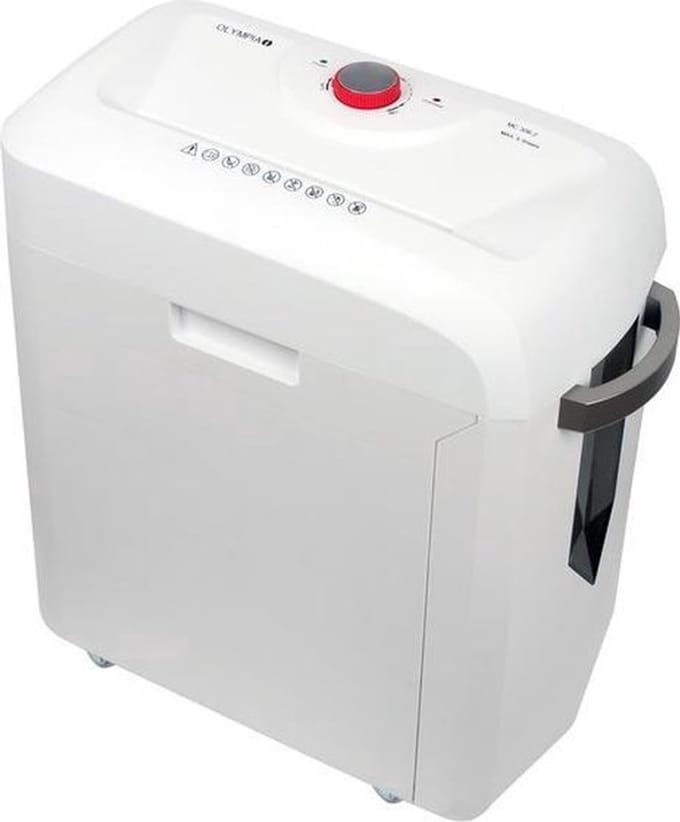 Olympia MC 306.2 - Papiervernietiger Micro-cut ECO PRO Tot 6 vellen Wit