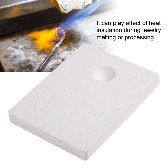 Sieraden Maken Gereedschap Isolerende Vuursteen voor Sieraden Smelten Lassen Thermisch white