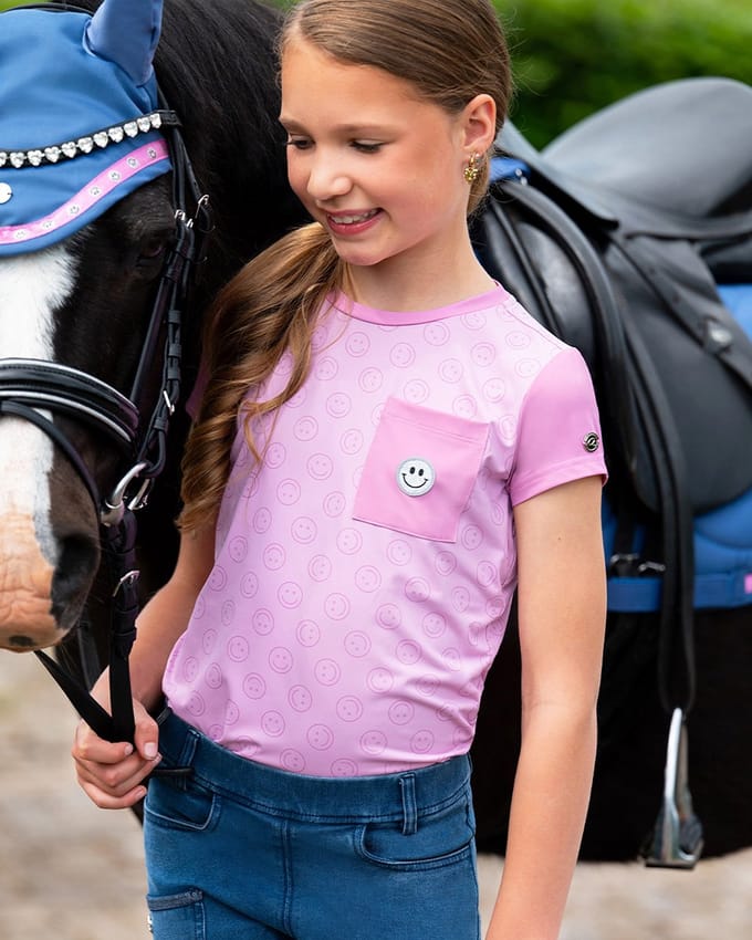 Qhp Shirt Qhp Rosalynn Kids Roze - 152
