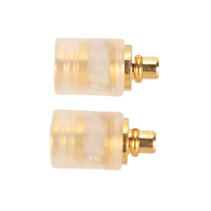 2pcs Adaptateur Câble MMCX de Remplacement Câble MMCX Connecté pour Sennheiser IE300 IE600 IE900 AKG noir