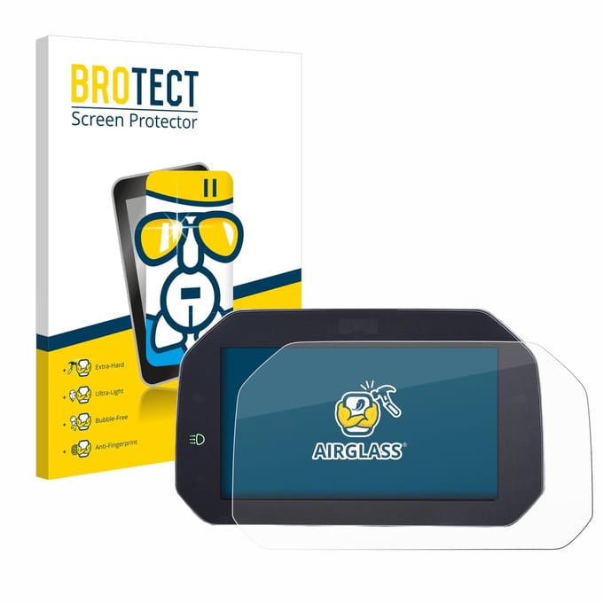 Screenprotector voor BMW R1200GS LC 2013-2019 Connectivity TFT 6.5" Beschermglas transparant