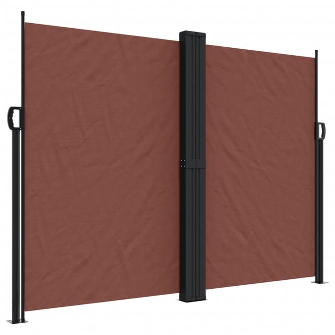 vidaXL - Windscherm - uittrekbaar - 180x600 - cm - bruin