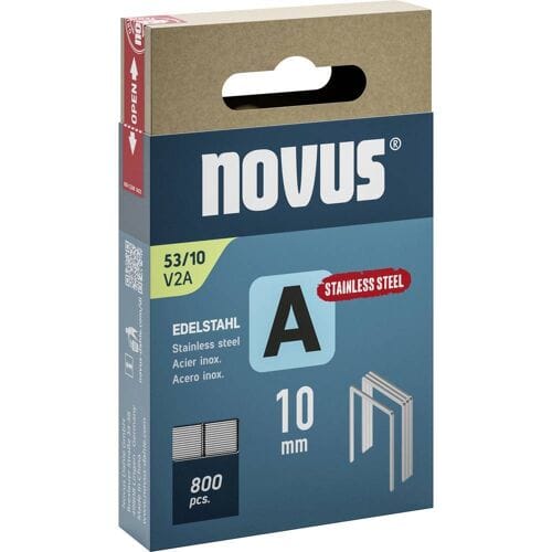 Novus Tools 042-0779 Nieten met fijn draad Type 53 800 stuk(s) Afm. (l x b) 10 mm x 11.3 mm