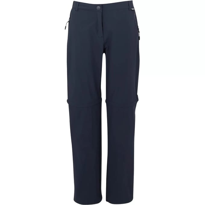 Broek Wandelen Dames Fitted Design Zippered Benen
