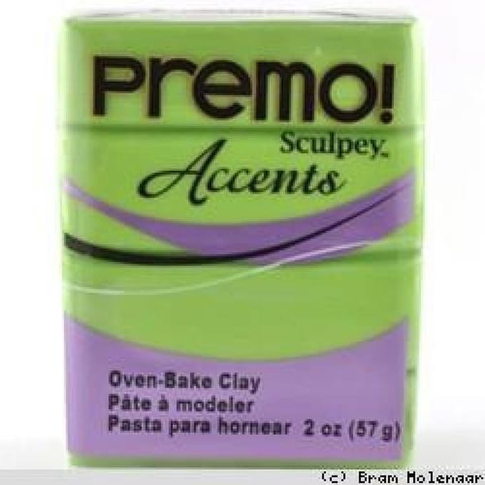 5035 Sculpey Premo Accent Bright green Pearl