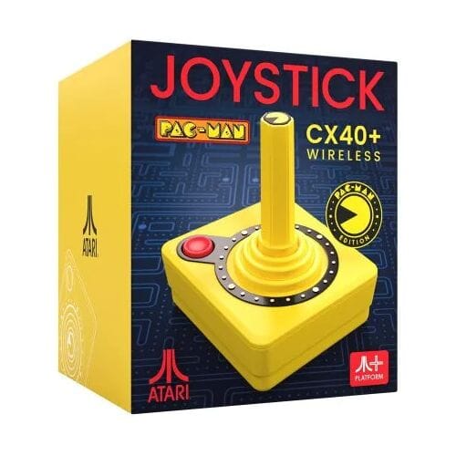 Atari Pac-Man CX-40+ Wireless Joystick-Yellow (Pac-Man Edition) (A2600) Nieuw