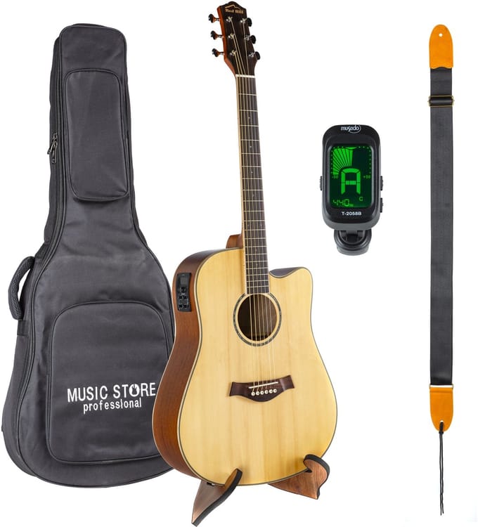 Red Hill Western Bundle 2 Wide Neck - Akoestische gitaar set