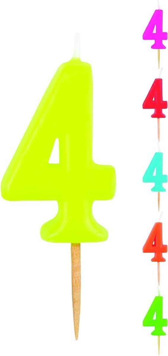 Kaars nr. 4 op prikker