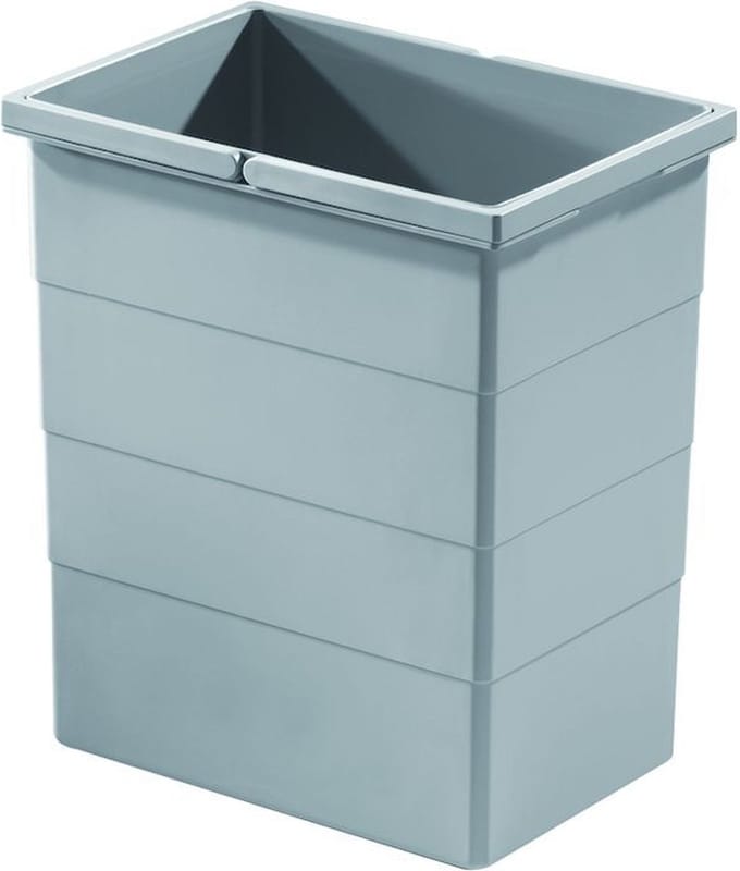 Hailo emmer - 20 liter - (1076119) - grijs - inbouwsystemen
