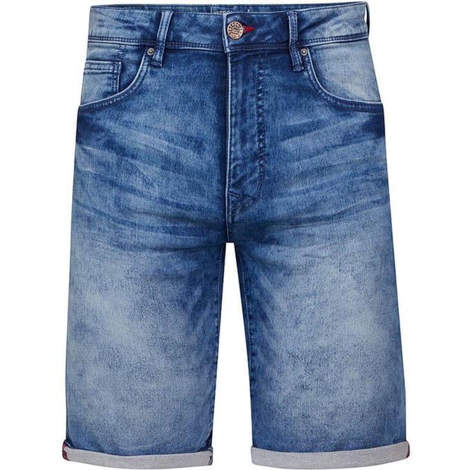 Petrol Industries - Heren Summer Denim Shorts - Blauw - Maat S