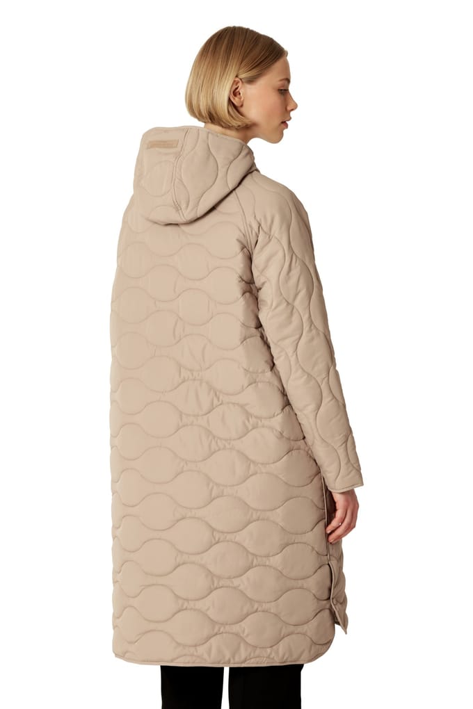 Ilse Jacobsen Rain&outerwear Quilted08 Wheat Größe: 44 | Einreihige Mäntel Outlet | Damen | Braun