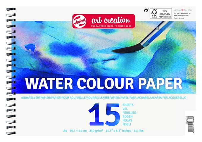 Aquarelverfpapier talens art creation a4 | 3 stuks