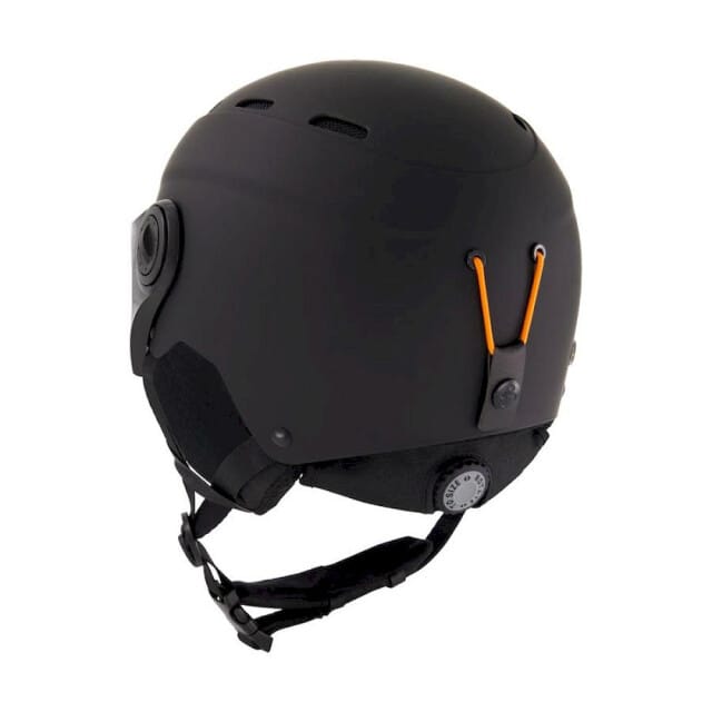 SINNER TYPHOON VISOR Unisex Skihelm - MATTE Zwart - Maat M, 55-58 cm