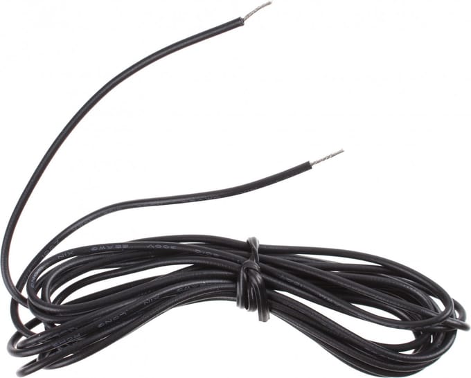 Verlichtingssnoer 1-aderig 210 Cm Zwart
