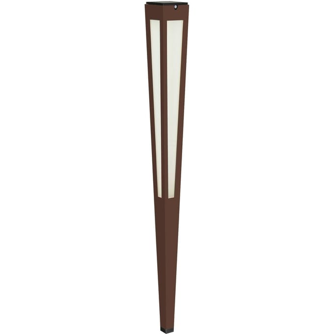 Les Jardins LED zonne-energiefakkel Tinka sensor 120 cm corten