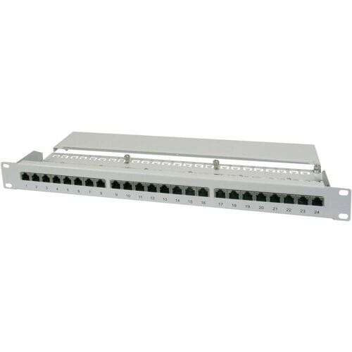 Digitus DN-91524S 24 poorten Netwerkpatchpaneel 483 mm (19) CAT 5e 1 HE Ingericht