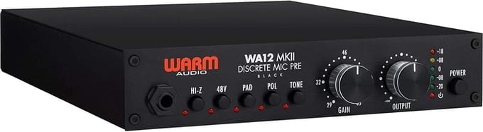 Warm Audio WA12 MKII Black microfoon voorversterker