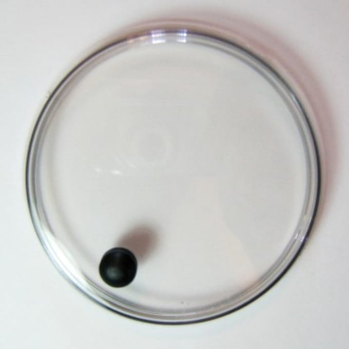 VDO Frontglasset 85 mm. met gat