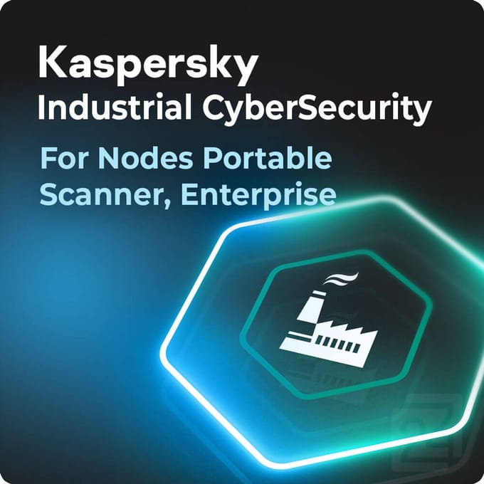 Kaspersky Industrial CyberSecurity for Nodes Portable Scanner, Enterprise 1 Jaar Base 1 User