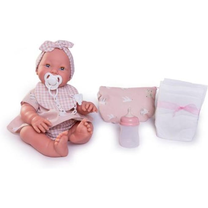 Munecas Mia Newborn pop met toiletzakje 42cm Speelpoppen
