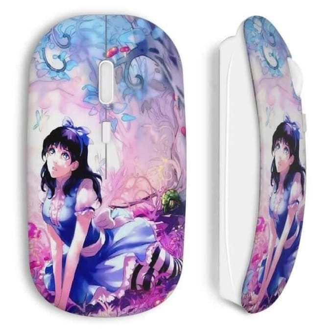 Souris sans fil Anime kawaii girl