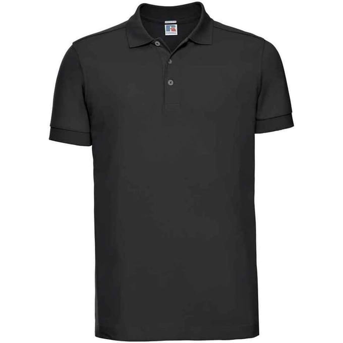 Russell Heren Rek Polo Shirt (Zwart)