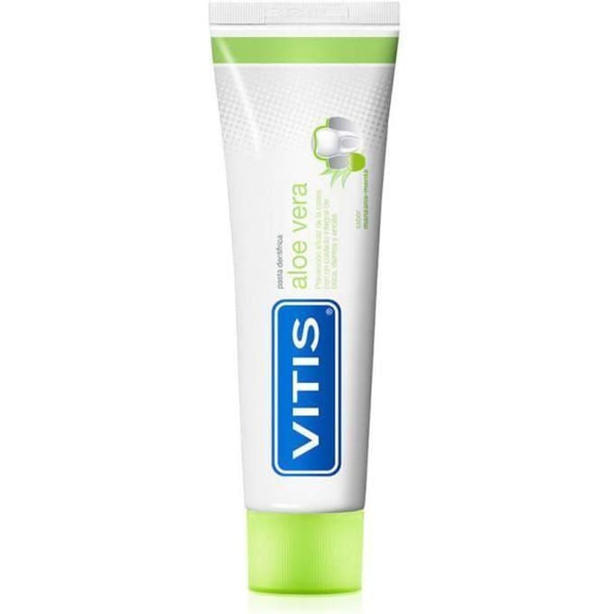 Tandpasta - Vitis Aloë Vera Appel Munt 100 Ml - Wit - Unisex - Volwassene wit