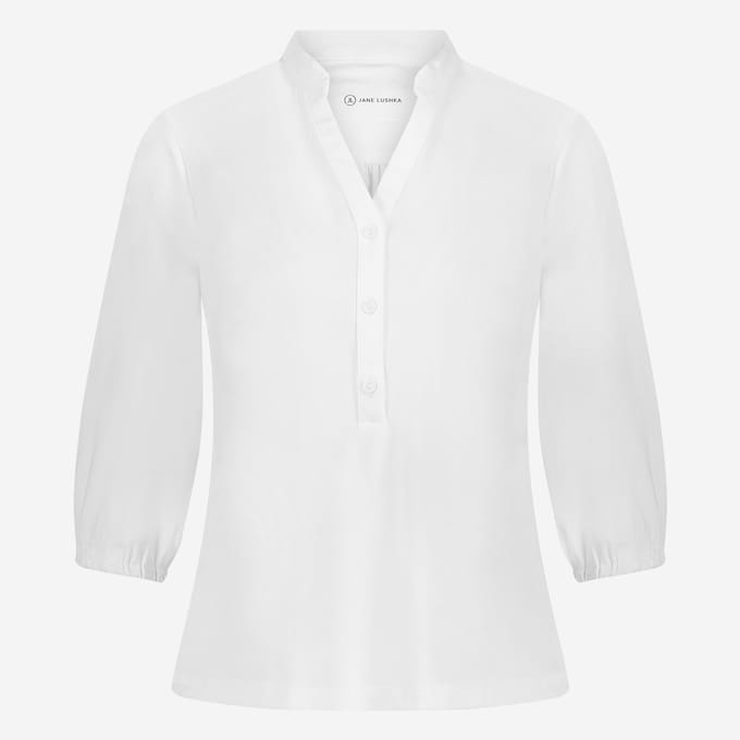 Blouse Bella Technical Jersey | White - White / M