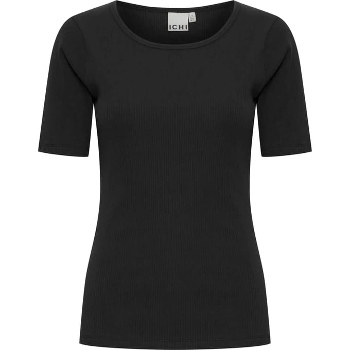Ichi IHPALMER RIB SS Dames Top - Maat L