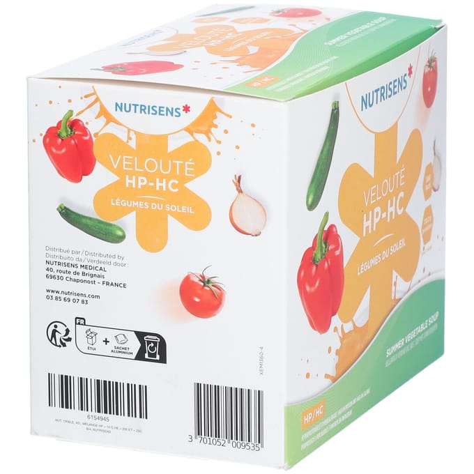 NUTRISENS VELOUTE HP/HC Zonnegroenten soep 4x80 Poeder