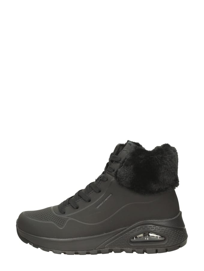 Skechers Skechers Uno Rugged Veterboots zwart Synthetisch