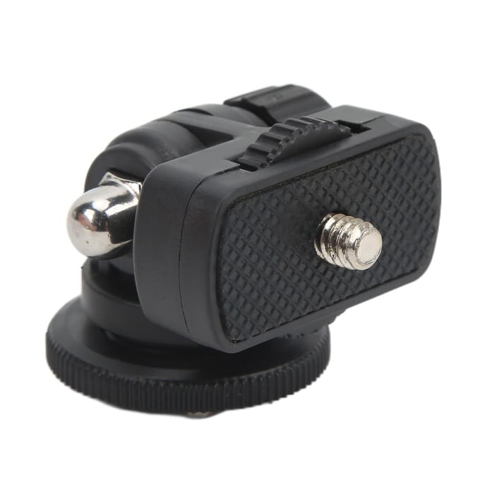 Monitor Balhoofd 180 Graden Verstelbaar Mini Monitor Accessoires met Cold Shoe 1 4 Schroef gray