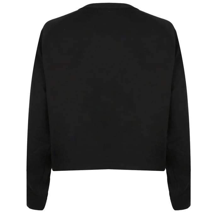 Disney Dames/dames Rainbow Crop Sweatshirt (Zwart)
