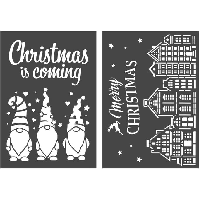 VBS Sjablonenset "Merry Christmas", A4