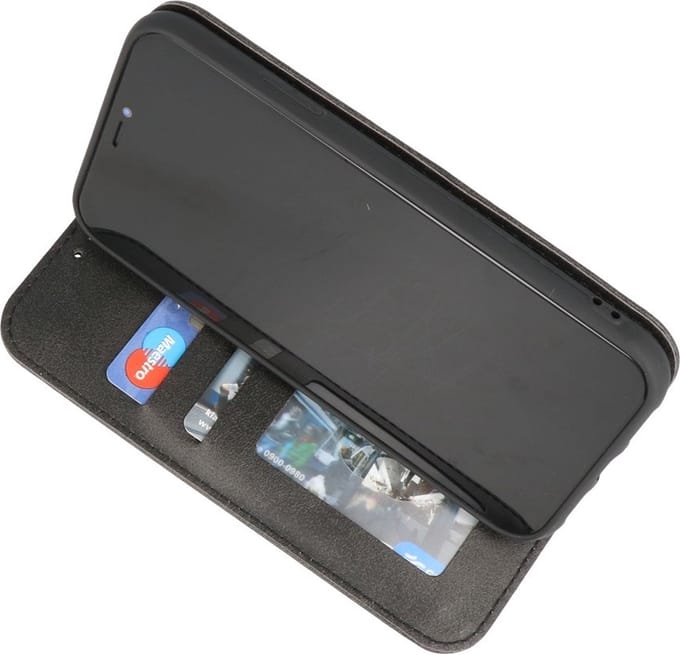 Magnetisch Folio Book Case - Hoesje Geschikt voor Samsung Galaxy S20 Zwart