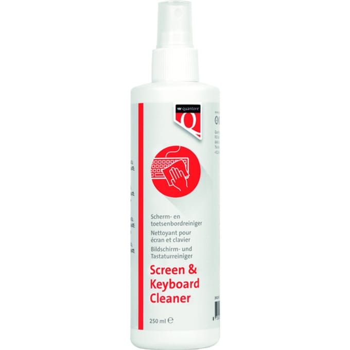 Reinigingsspray scherm/toetsenbord Quantore 250ml