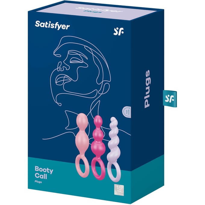 Satisfyer Plugs gemaakt van siliconen, 13,5 - 14 cm, 3 delen