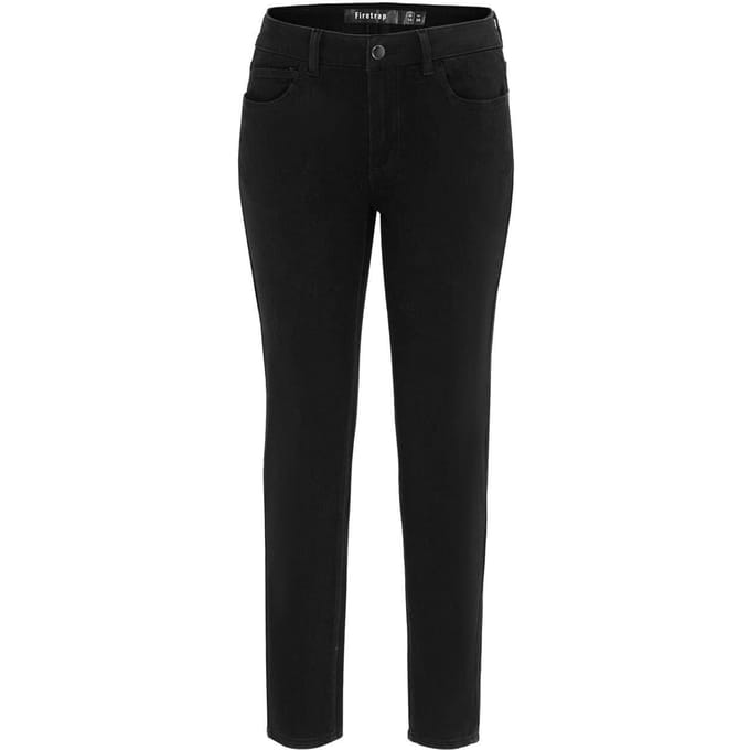 Firetrap Skinny jeans voor dames met middelhoge taille (Zwart)
