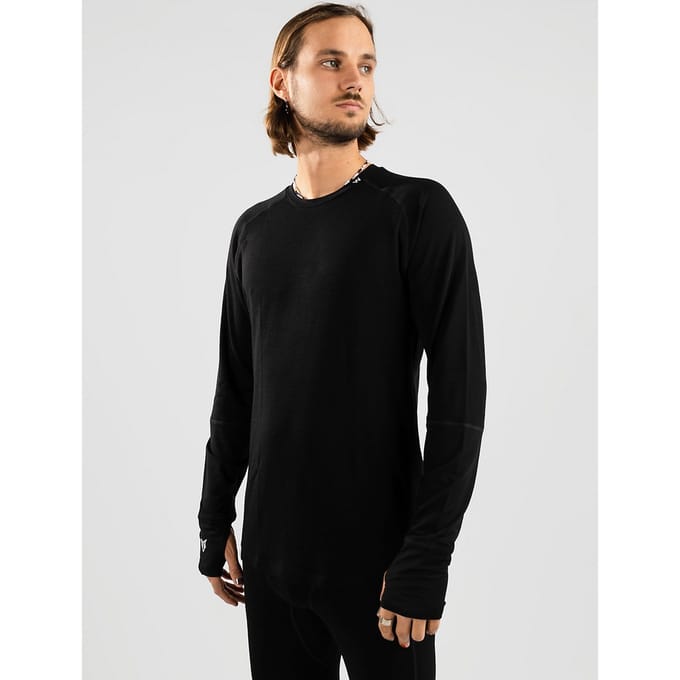 Woolf Merino Svarthetta Performance Thermo Shirt zwart